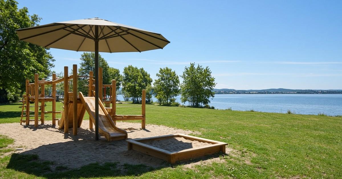 Sonnenschutz am Spielplatz in Konstanz