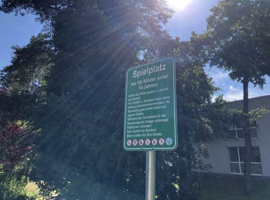 Jacob-Burckardt-Straße - Beschilderung