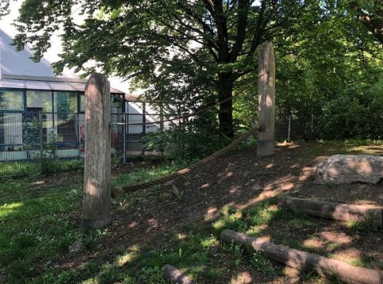 Spielplatz Berchen balancieren