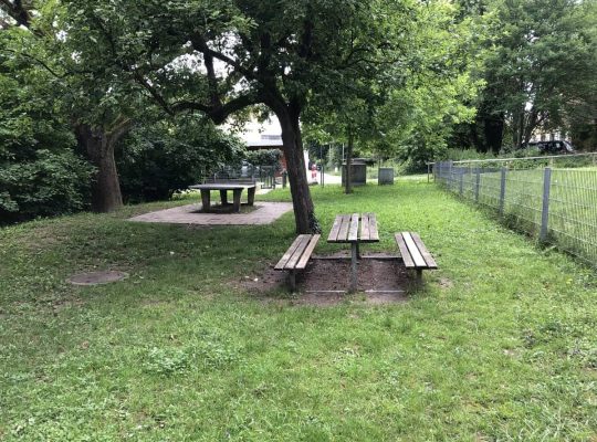 Spielplatz Eichbühl - Sitzgruppe
