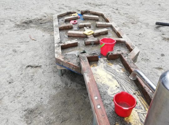 Spielplatz Gütle - Sand und Wasser