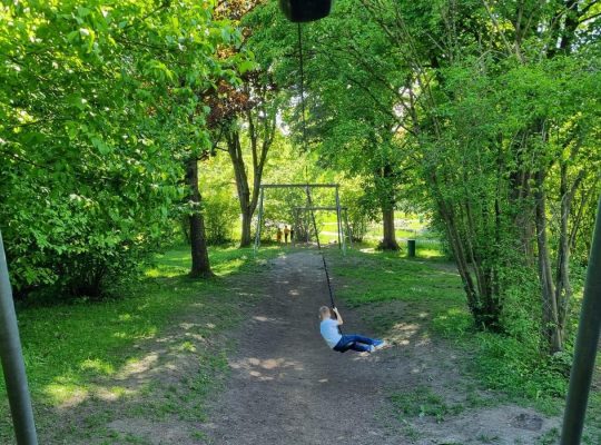 Spielplatz Hockgraben - Seilbahn