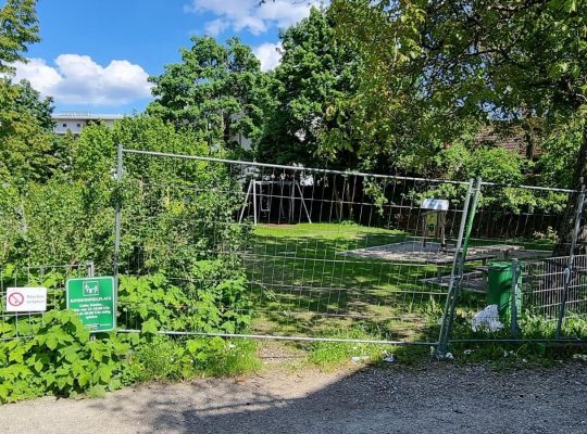 Spielplatz Jungerhalde - gesperrt