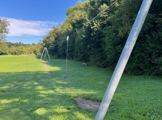 Spielplatz Moosweg - Seilbahn