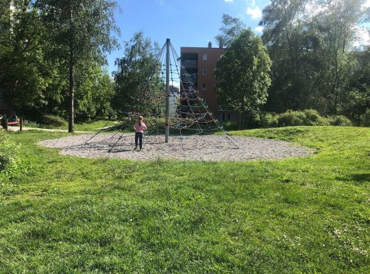 Spielplatz Mühlenweg - Kletternetz