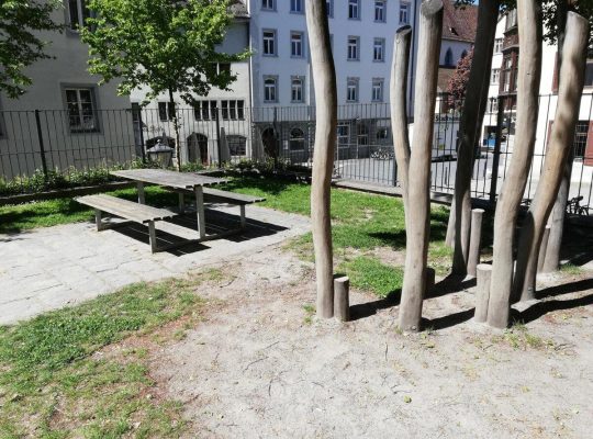 Spielplatz Münster - Sitzmöglichkeiten