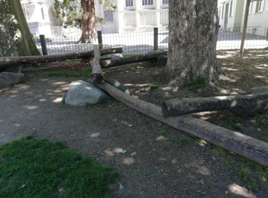 Spielplatz Münster - balancieren
