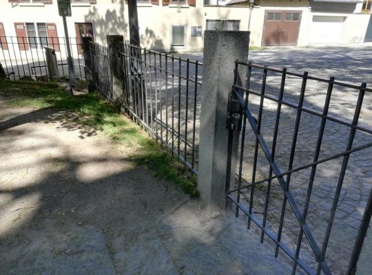 Spielplatz Münster - eingezäunt