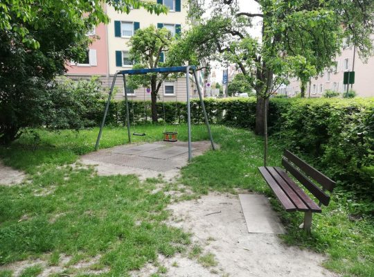 Spielplatz Palmenhauspark - Schaukeln