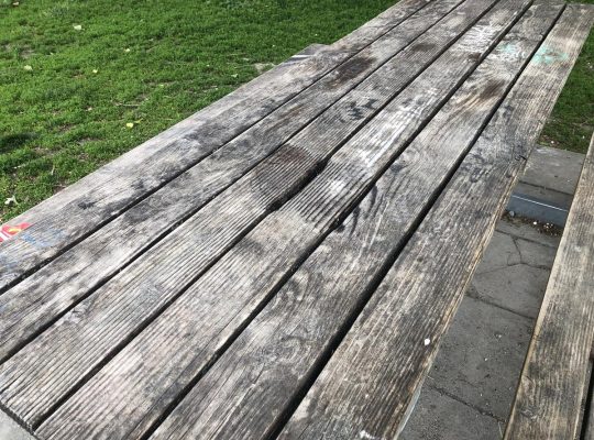 Spielplatz Schänzle - Abnutzung