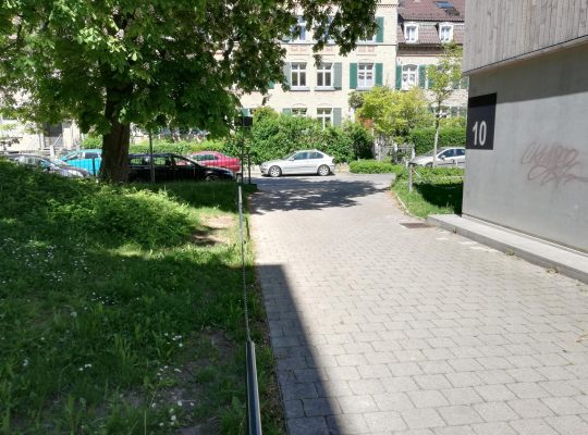 Spielplatz Schottenstraße - Einfahrt