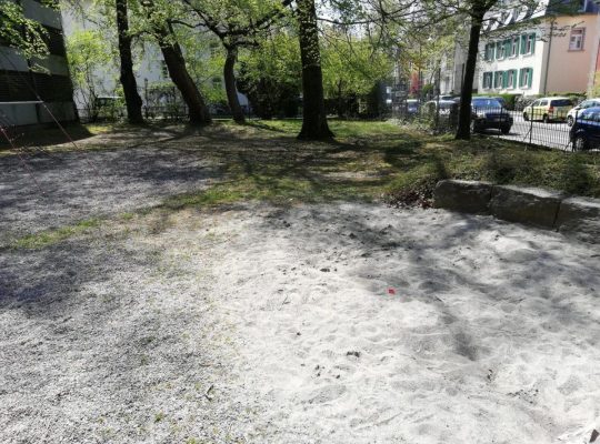 Spielplatz Schottenstraße - Sand